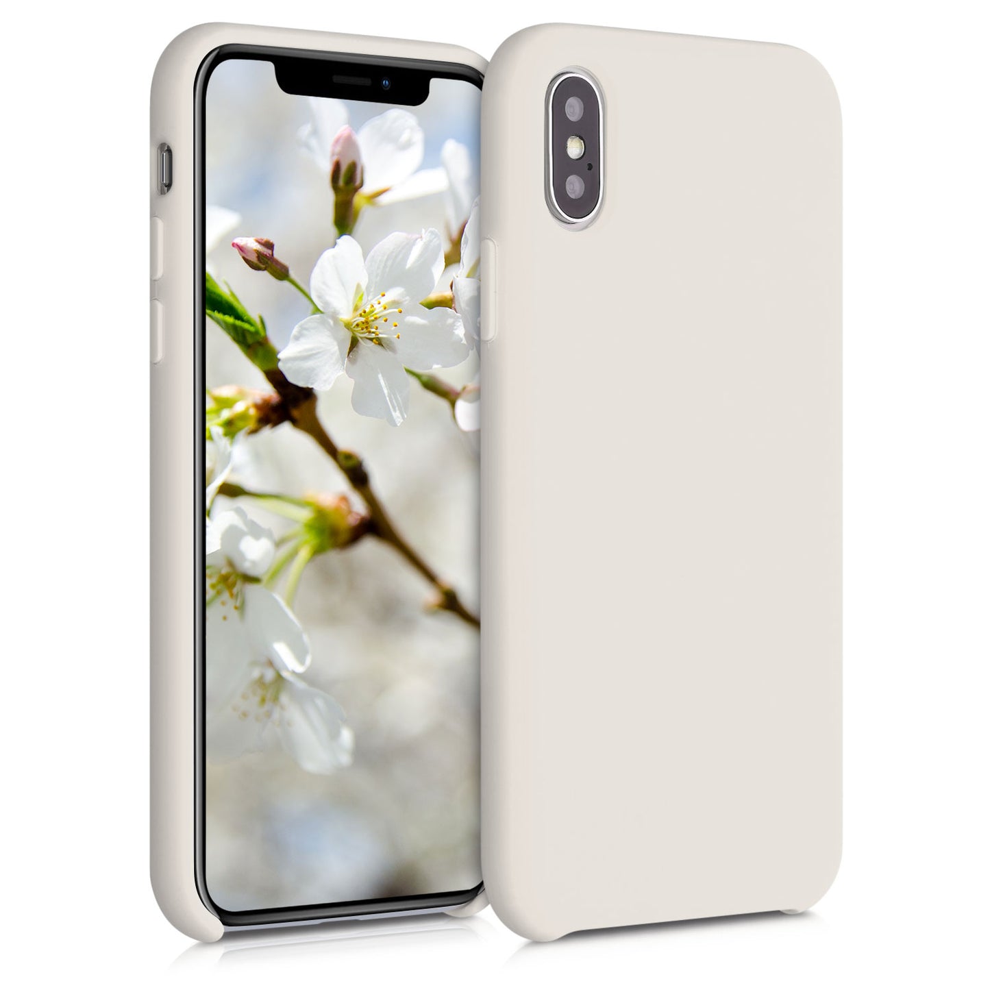 kwmobile Handyhülle für Apple iPhone X Case Silikon Kabelloses Laden Schutzhülle Cover
