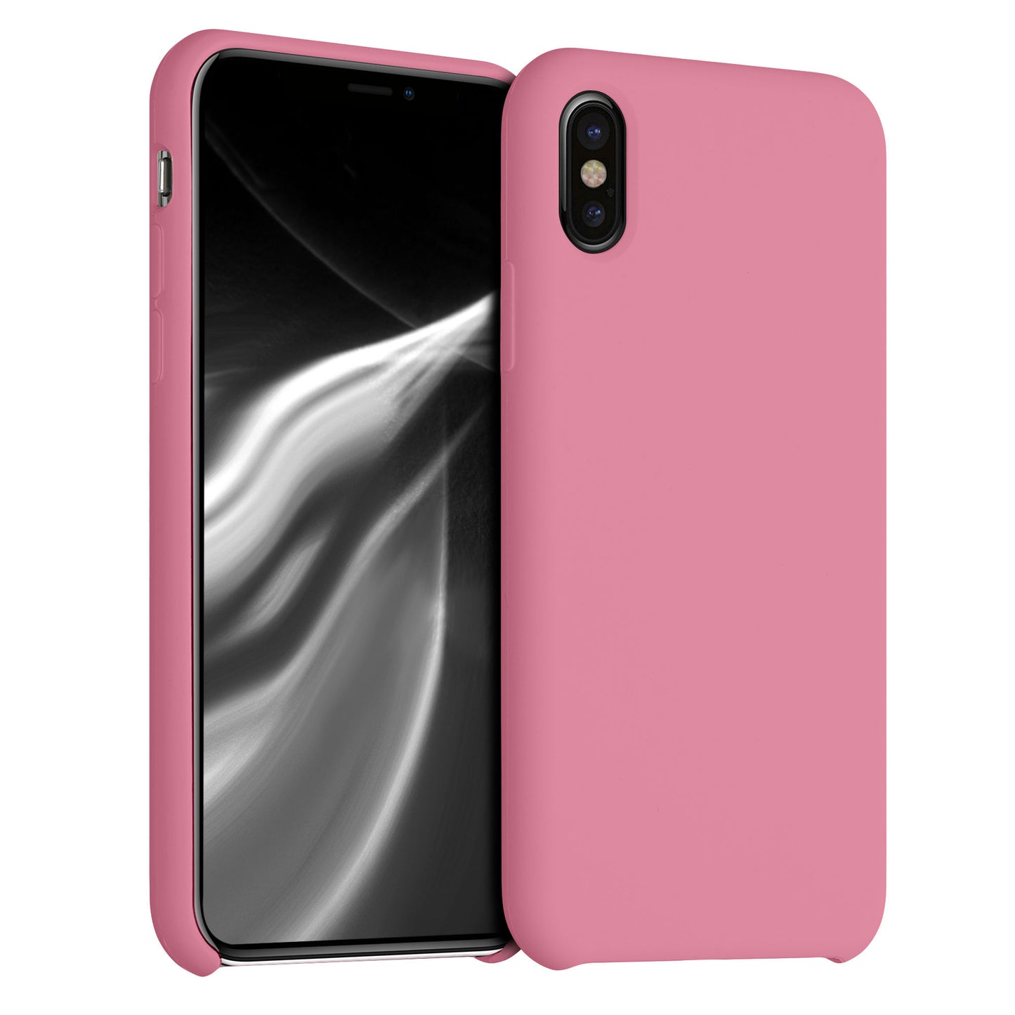 kwmobile Handyhülle für Apple iPhone X Case Silikon Kabelloses Laden Schutzhülle Cover