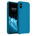 kwmobile Handyhülle für Apple iPhone X Case Silikon Kabelloses Laden Schutzhülle Cover