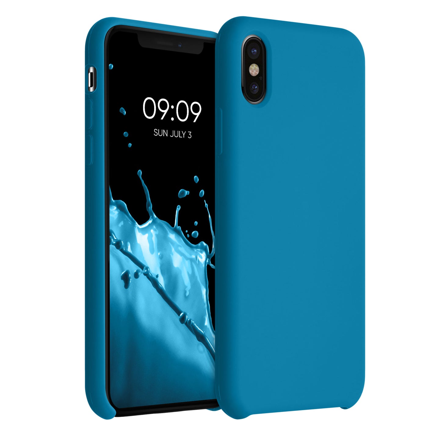 kwmobile Handyhülle für Apple iPhone X Case Silikon Kabelloses Laden Schutzhülle Cover
