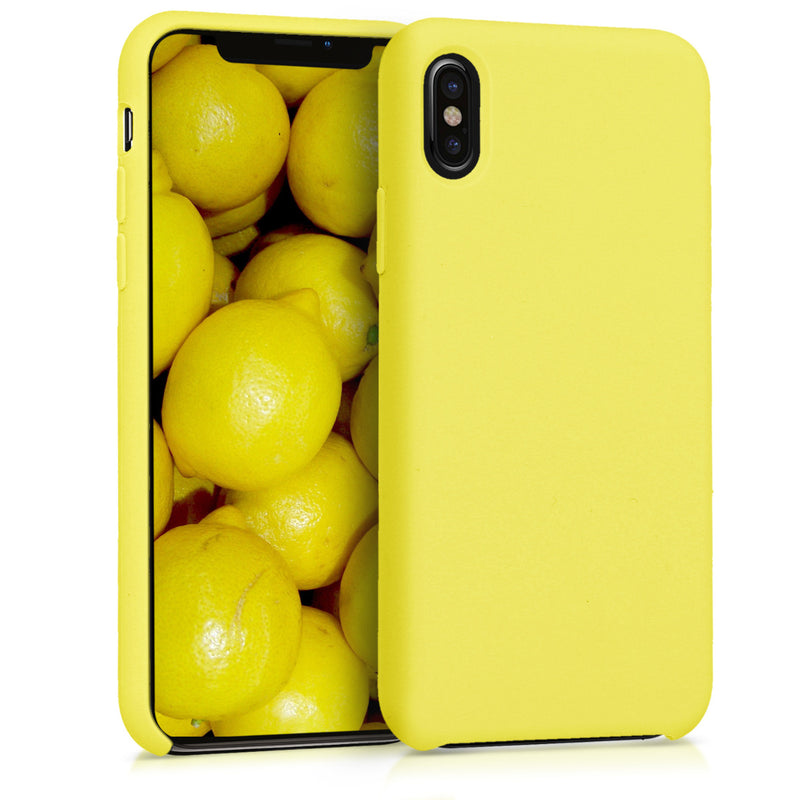 kwmobile Handyhülle für Apple iPhone X Case Silikon Kabelloses Laden Schutzhülle Cover