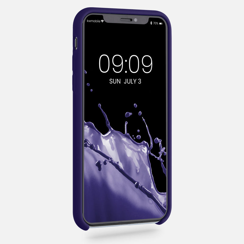 kwmobile Handyhülle für Apple iPhone X Case Silikon Kabelloses Laden Schutzhülle Cover