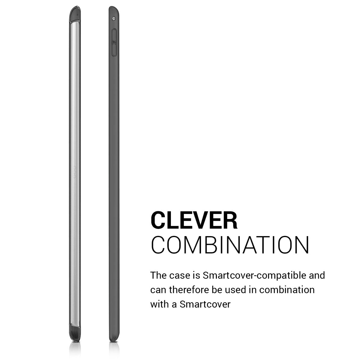 kwmobile Hülle kompatibel mit Apple iPad Pro 12,9" (2015 / 2017) - Tablet Cover - Tab Case Silikon Schutzhülle