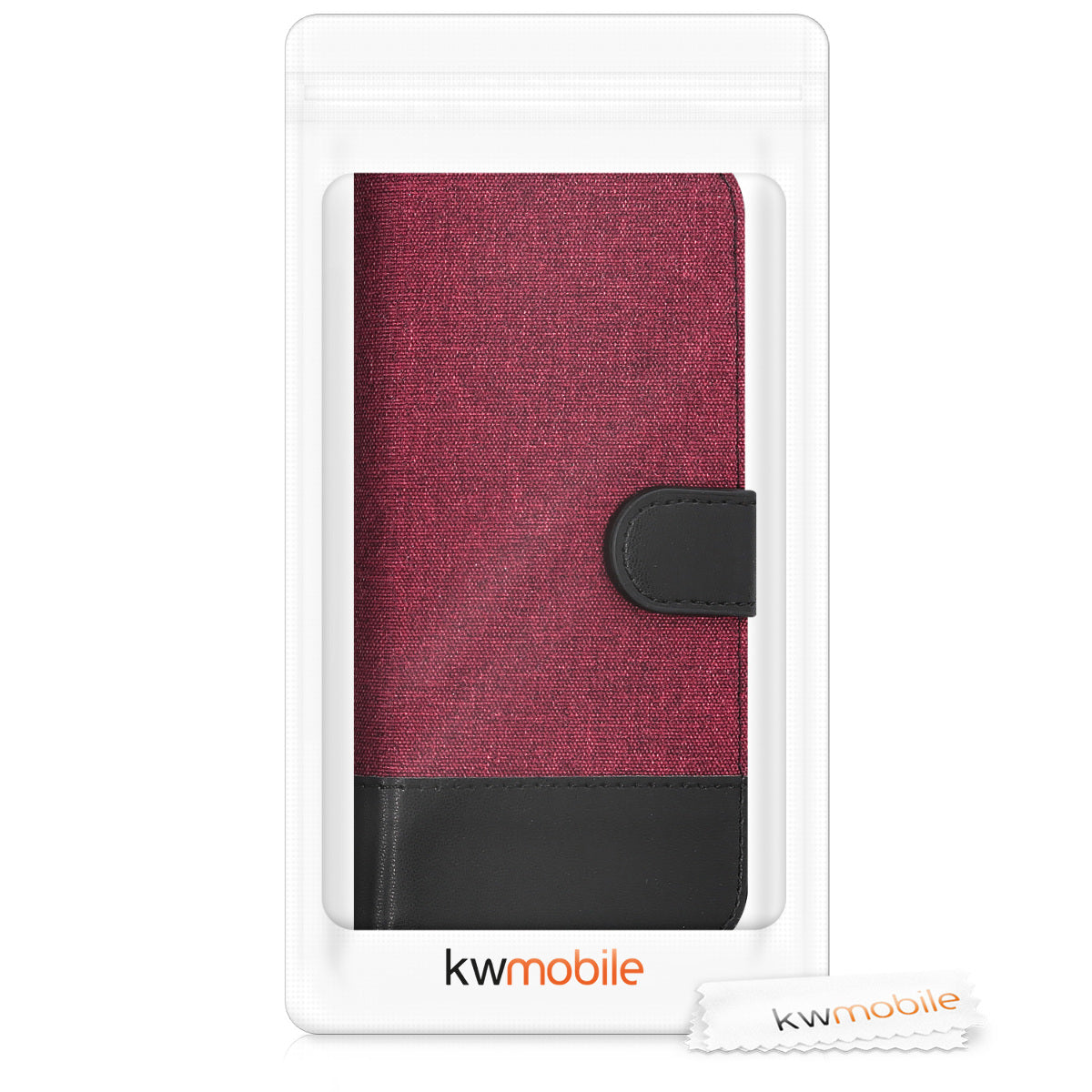 kwmobile Wallet Case kompatibel mit Xiaomi Redmi 4X - Hülle mit Ständer - Handyhülle Kartenfächer