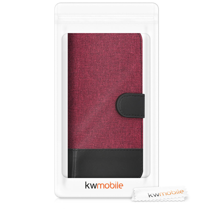 kwmobile Wallet Case kompatibel mit Xiaomi Redmi 4X - Hülle mit Ständer - Handyhülle Kartenfächer