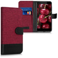 kwmobile Wallet Case kompatibel mit Xiaomi Redmi 4X - Hülle mit Ständer - Handyhülle Kartenfächer
