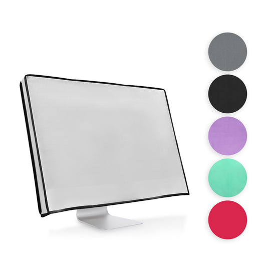 kwmobile Schutzhülle kompatibel mit 20-22" Monitor - Hülle PC Bildschirm - Computer Cover Case - Grau Grau  