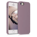 kwmobile Handyhülle für Apple iPhone SE (1.Gen 2016) / iPhone 5 / iPhone 5S Hülle - Case Silikon - Kabelloses Laden - Schutzhülle Cover