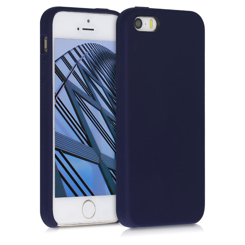 kwmobile Handyhülle für Apple iPhone SE (1.Gen 2016) / iPhone 5 / iPhone 5S Hülle - Case Silikon - Kabelloses Laden - Schutzhülle Cover