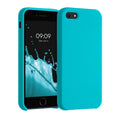 kwmobile Handyhülle für Apple iPhone SE (1.Gen 2016) / iPhone 5 / iPhone 5S Hülle - Case Silikon - Kabelloses Laden - Schutzhülle Cover