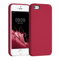 kwmobile Handyhülle für Apple iPhone SE (1.Gen 2016) / iPhone 5 / iPhone 5S Hülle - Case Silikon - Kabelloses Laden - Schutzhülle Cover
