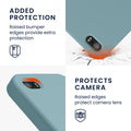 kwmobile Handyhülle für Apple iPhone SE (1.Gen 2016) / iPhone 5 / iPhone 5S Hülle - Case Silikon - Kabelloses Laden - Schutzhülle Cover
