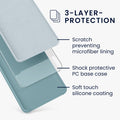 kwmobile Handyhülle für Apple iPhone SE (1.Gen 2016) / iPhone 5 / iPhone 5S Hülle - Case Silikon - Kabelloses Laden - Schutzhülle Cover