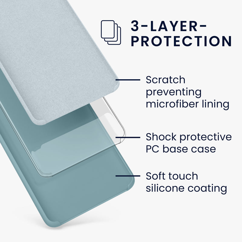 kwmobile Handyhülle für Apple iPhone SE (1.Gen 2016) / iPhone 5 / iPhone 5S Hülle - Case Silikon - Kabelloses Laden - Schutzhülle Cover