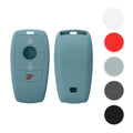 kwmobile Autoschlüssel Silikon Hülle kompatibel mit Mercedes Benz Smart Key Autoschlüssel (nur Keyless) - Schlüsselhülle in Cool Mint Cool Mint  