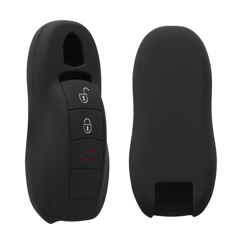 kwmobile Autoschlüssel Hülle kompatibel mit Porsche 3-Tasten Autoschlüssel (nur Keyless)