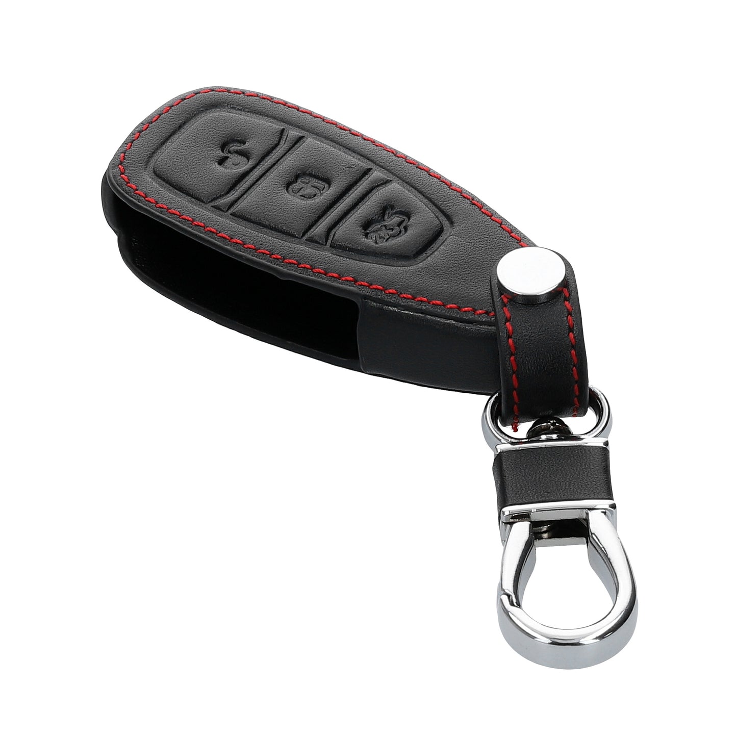 kwmobile Autoschlüssel Hülle kompatibel mit Ford 3-Tasten Autoschlüssel Keyless Go