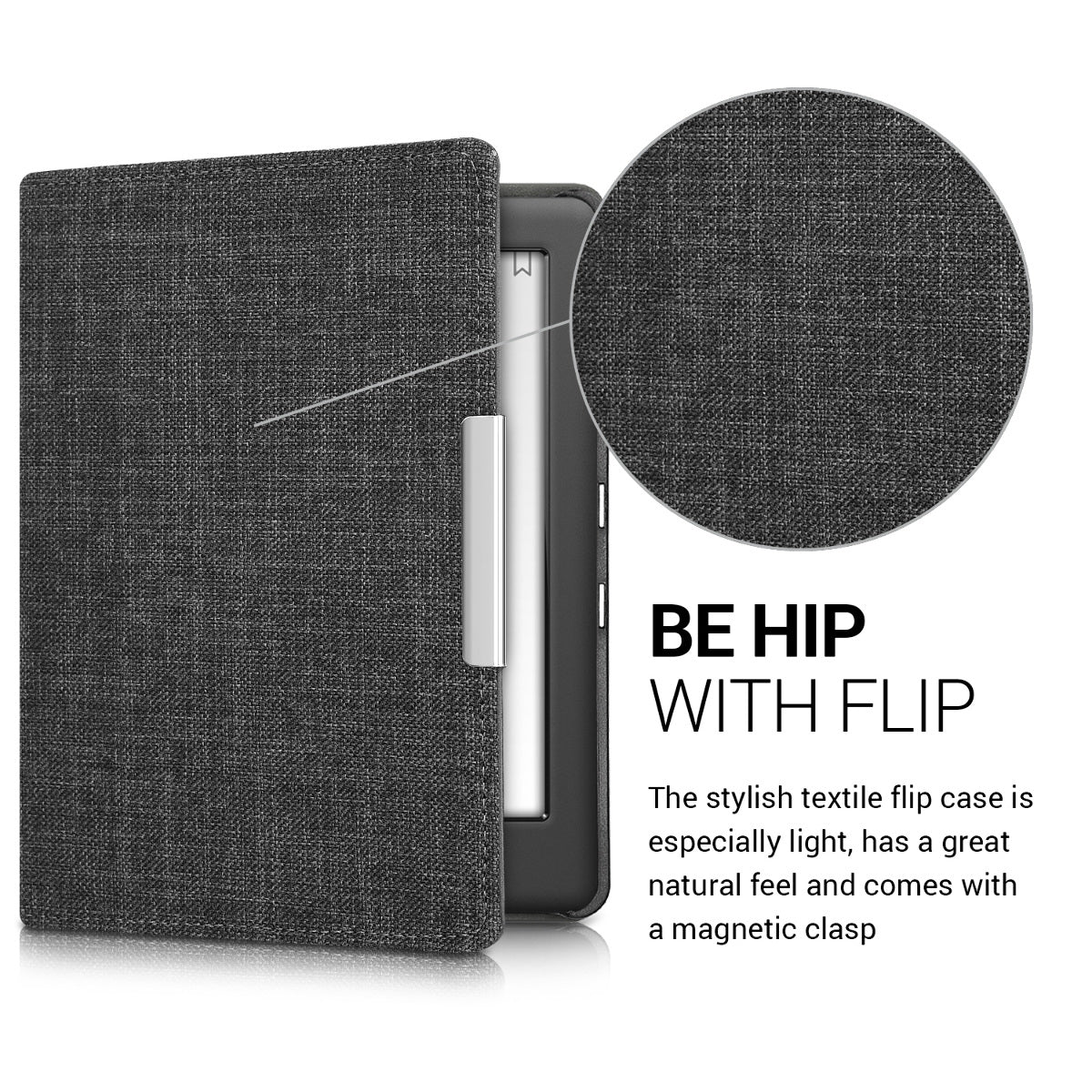 kwmobile Hülle kompatibel mit Kobo Glo HD / Touch 2.0 Schutzhülle Cover Case