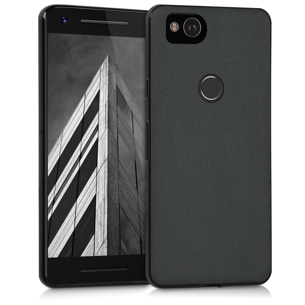 kwmobile Handyhülle für Google Pixel 2 Schutzhülle Cover Kabelloses Laden