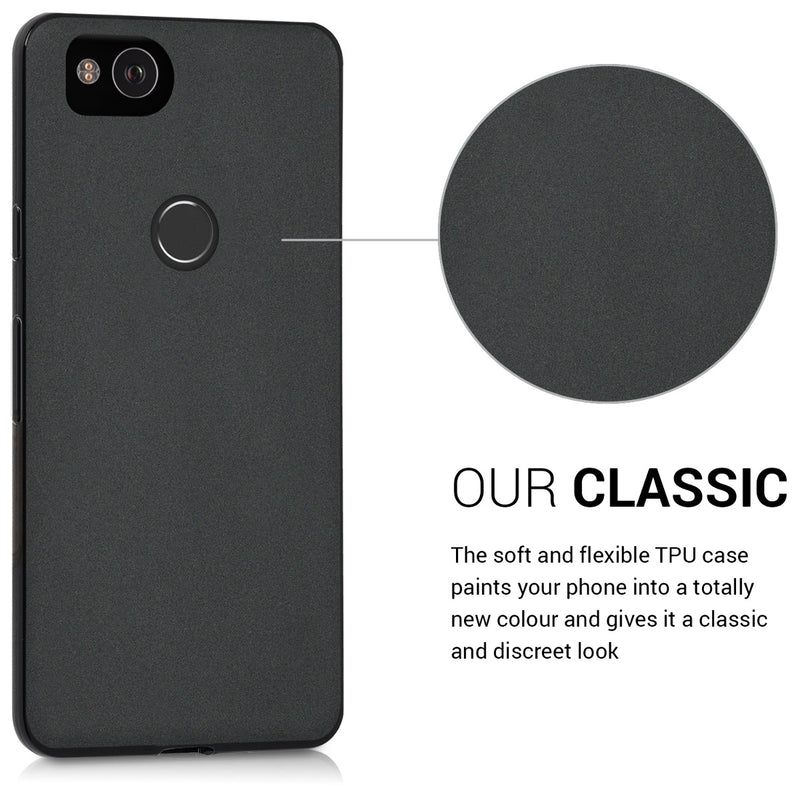 kwmobile Handyhülle für Google Pixel 2 Schutzhülle Cover Kabelloses Laden