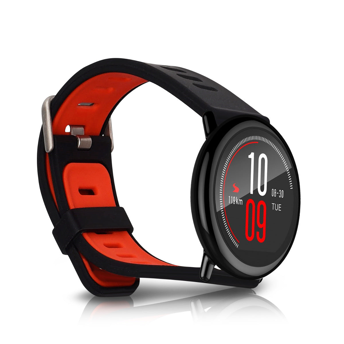 kwmobile Silikon Uhrenarmband für Huami Amazfit Armband - Ersatzarmband für Fitnesstracker - Wechselarmband Smartwatch