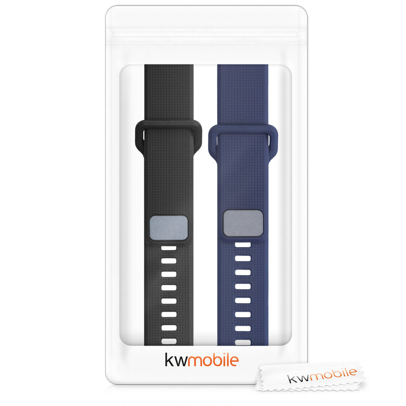 kwmobile Uhrenarmband für Huawei Band 2 / Band 2 Pro Armband Fitnesstracker Band Set Ersatzarmband Smartwatch