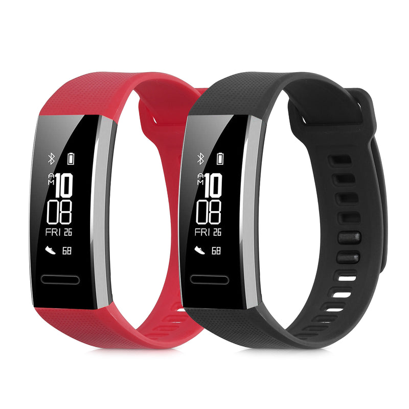 kwmobile Uhrenarmband für Huawei Band 2 / Band 2 Pro Armband Fitnesstracker Band Set Ersatzarmband Smartwatch