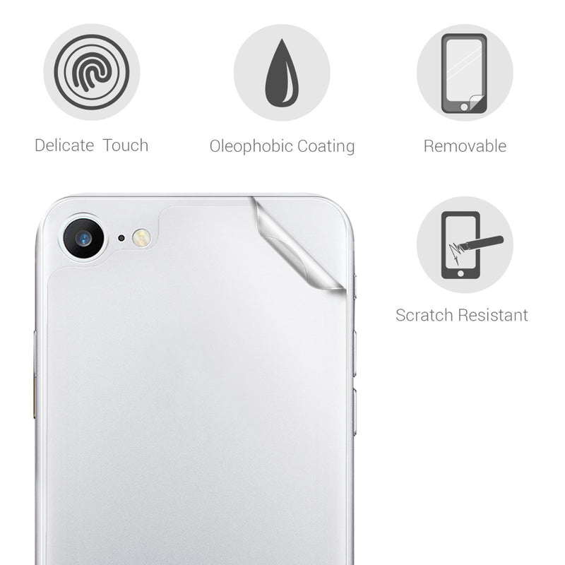 Schutzfolie Rückseite kompatibel mit Apple iPhone 8 / SE (2020)