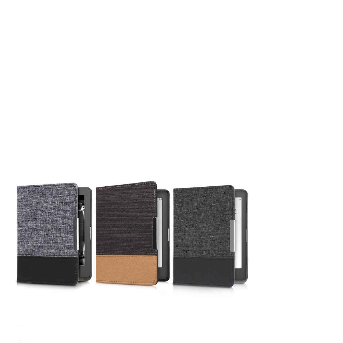 kwmobile Hülle kompatibel mit Kobo Aura Edition 1 - Canvas eReader Schutzhülle Cover Case - Dunkelrot Schwarz Dunkelrot  [dsg04]