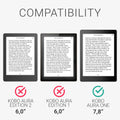 kwmobile Hülle kompatibel mit Kobo Aura ONE Schutzhülle Cover Case