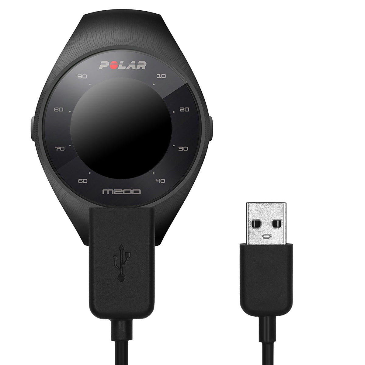 kwmobile USB Kabel Charger kompatibel mit Polar M200 / Huawei Band 4 Ladekabel Smart Watch Ersatzkabel Fitnesstracker Aufladekabel