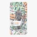kwmobile Smartphone Fingerhalter Griff mit Ständer - Finger Halter für magnetische Autohalterungen - Selbstklebende Handy Fingerhalterung
