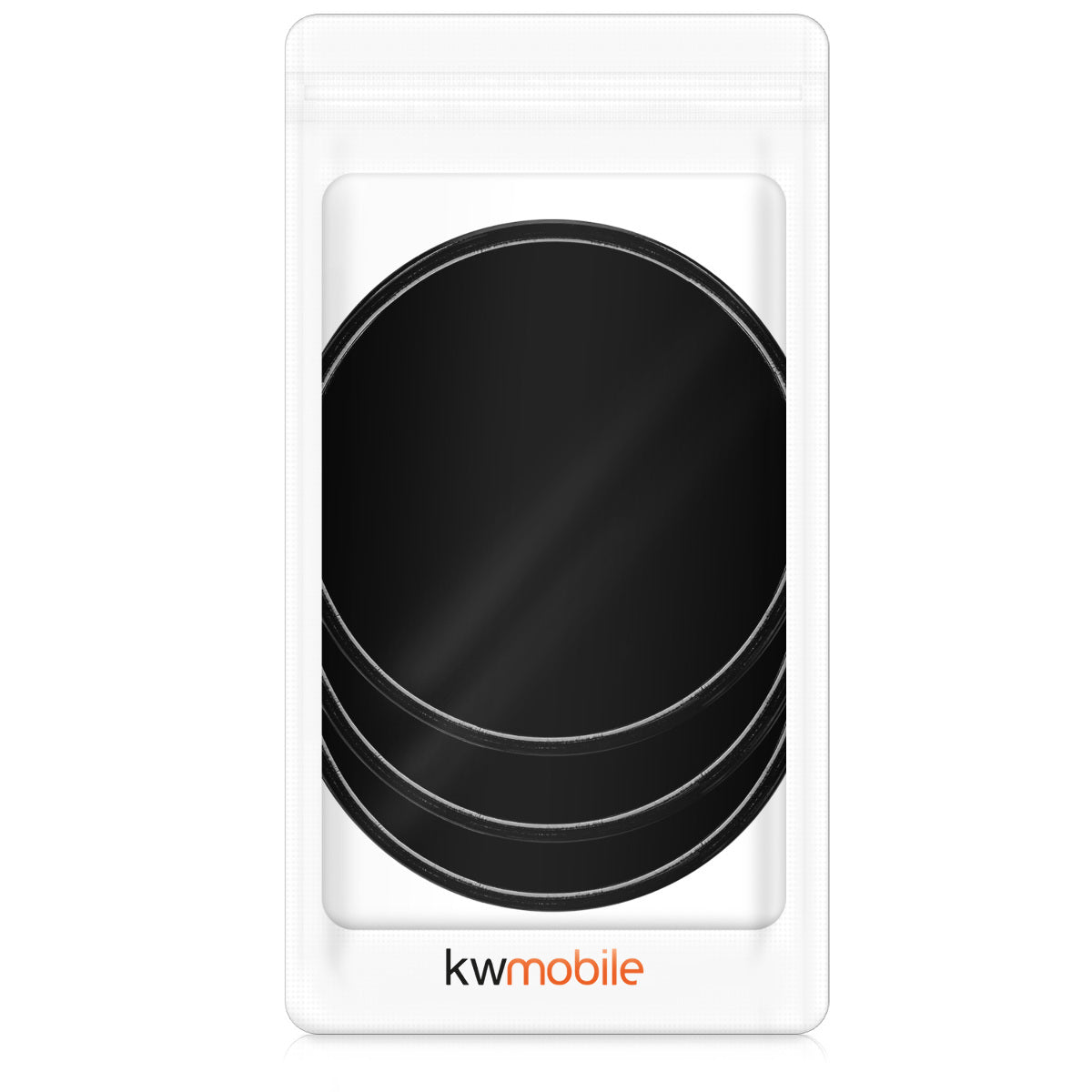 kwmobile 3x Universal Gel Klebepads - Doppelseitig klebende Anti-Rutsch Gelpads - optimal als Smartphone Halter oder Navi Halterung