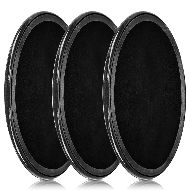 kwmobile 3x Universal Gel Klebepads - Doppelseitig klebende Anti-Rutsch Gelpads - optimal als Smartphone Halter oder Navi Halterung