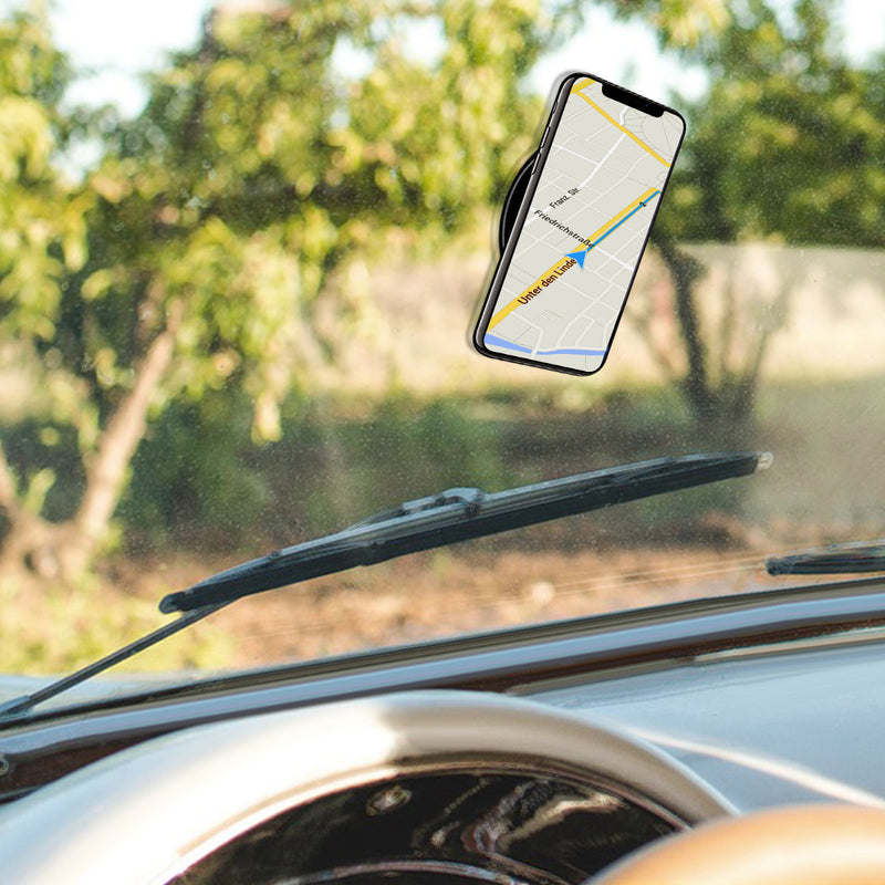 kwmobile 3x Universal Gel Klebepads - Doppelseitig klebende Anti-Rutsch Gelpads - optimal als Smartphone Halter oder Navi Halterung