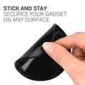 kwmobile 3x Universal Gel Klebepads - Doppelseitig klebende Anti-Rutsch Gelpads - optimal als Smartphone Halter oder Navi Halterung