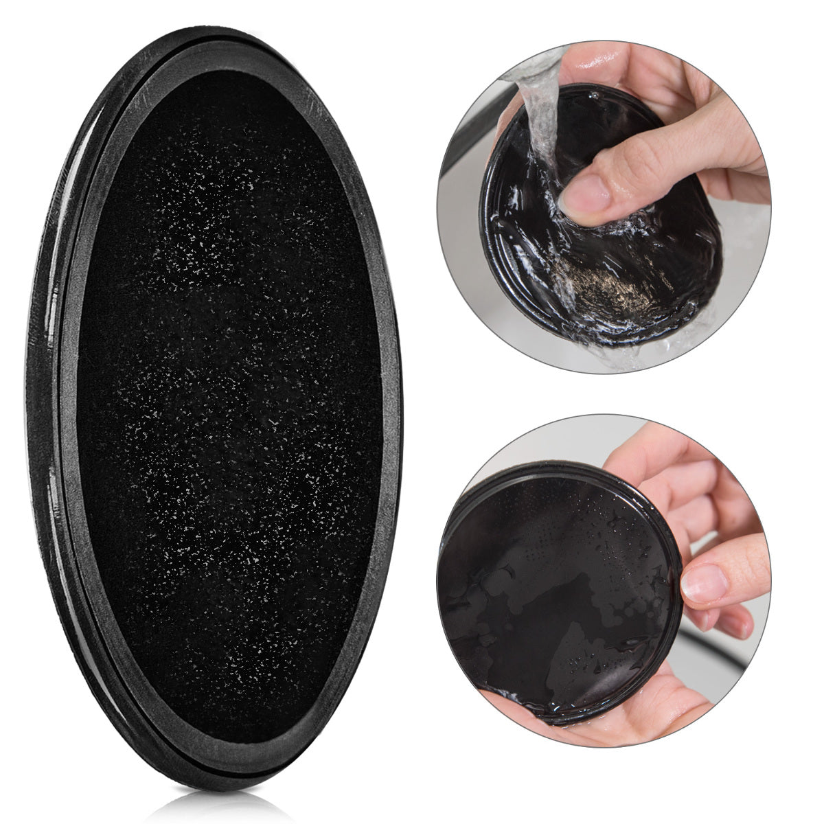 kwmobile 3x Universal Gel Klebepads - Doppelseitig klebende Anti-Rutsch Gelpads - optimal als Smartphone Halter oder Navi Halterung