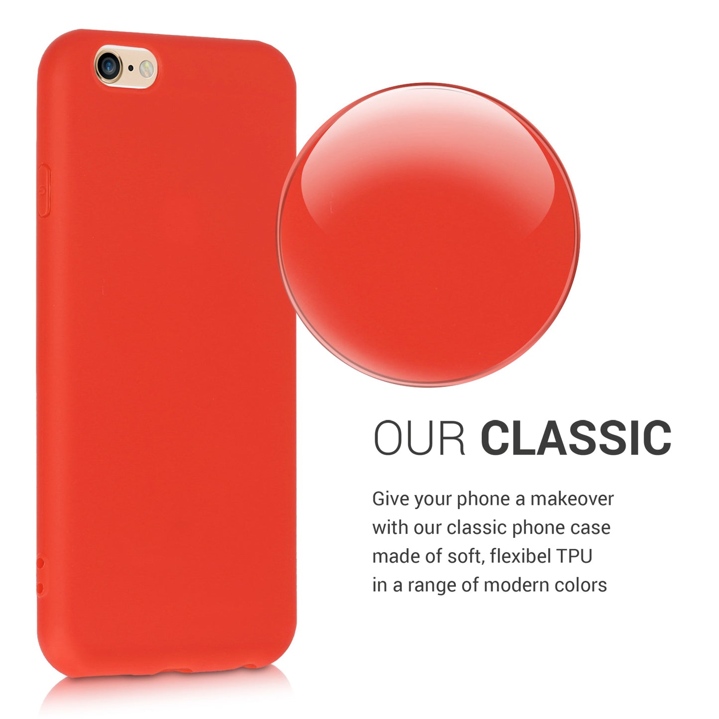 kwmobile Handyhülle für Apple iPhone 6 / 6S - Kabelloses Laden - Schutzhülle Cover