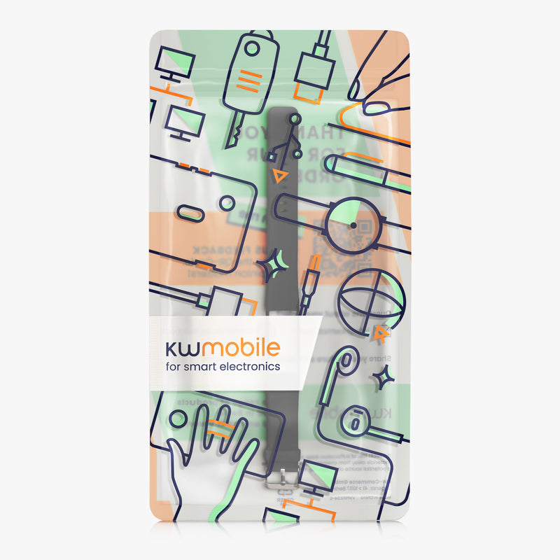 kwmobile Silikon Uhrenarmband für Polar A360 / A370 Armband Ersatzarmband für Fitnesstracker Wechselarmband Smartwatch