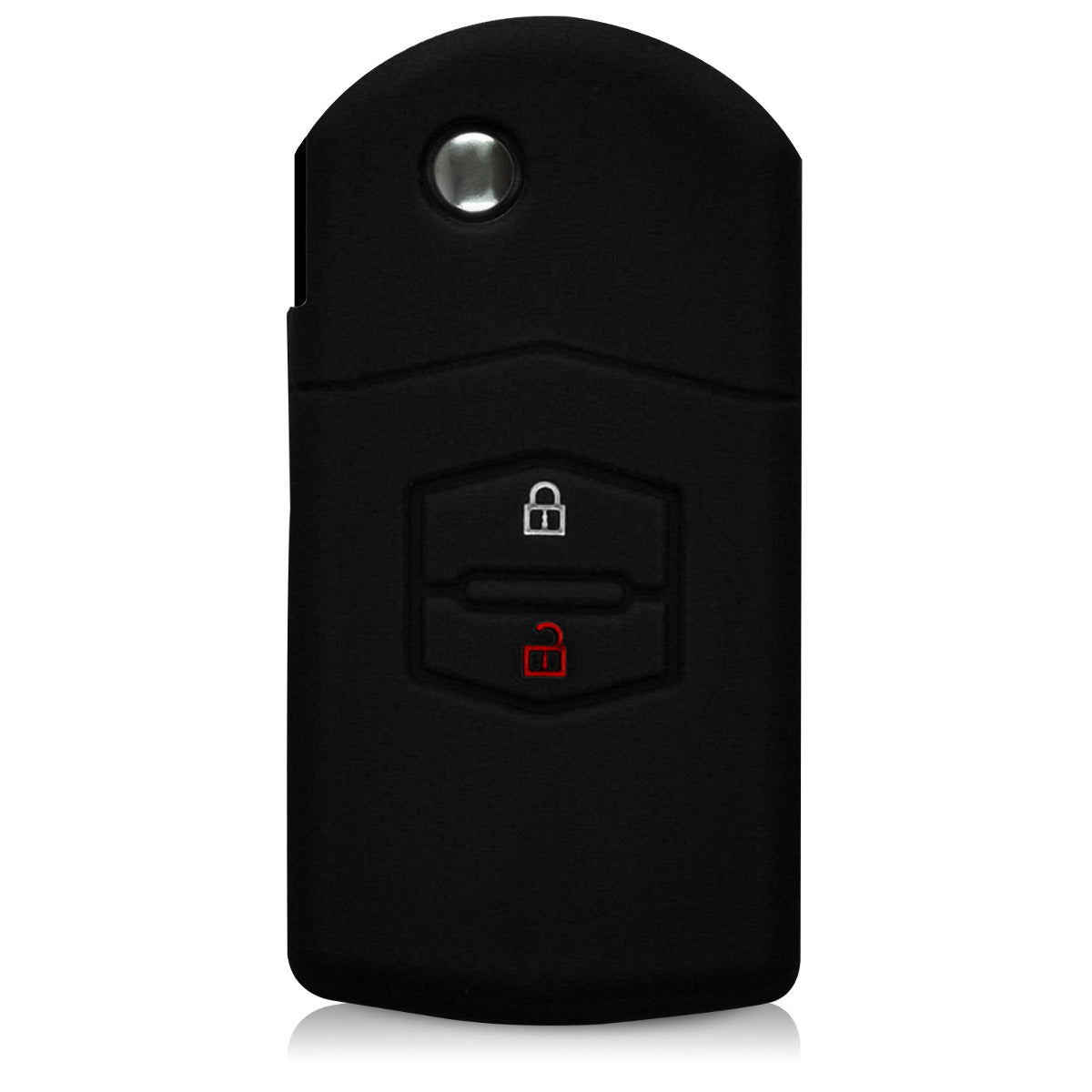 kwmobile Autoschlüssel Hülle kompatibel mit Mazda 2-Tasten Autoschlüssel Hülle - Schlüsselhülle Don't touch my Key