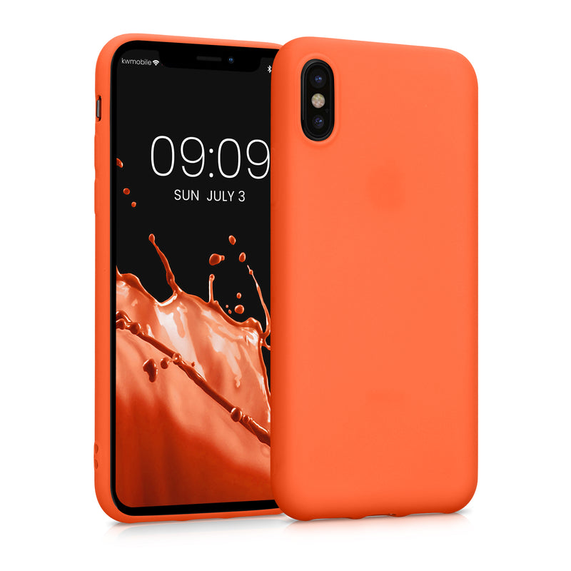 kwmobile Handyhülle für Apple iPhone X - Kabelloses Laden - Schutzhülle Cover