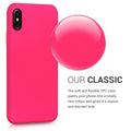 kwmobile Handyhülle für Apple iPhone X - Kabelloses Laden - Schutzhülle Cover