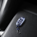 kwmobile Autoschlüssel Hülle kompatibel mit VW Skoda Seat 3-Tasten Autoschlüssel Schutzhülle Cover