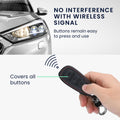kwmobile Autoschlüssel Hülle kompatibel mit Ford 3-Tasten Autoschlüssel Keyless Go - Schutzhülle Schlüsselhülle Don't touch my Key
