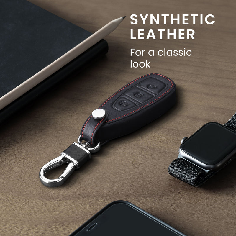 kwmobile Autoschlüssel Hülle kompatibel mit Ford 3-Tasten Autoschlüssel Keyless Go - Schutzhülle Schlüsselhülle Don't touch my Key