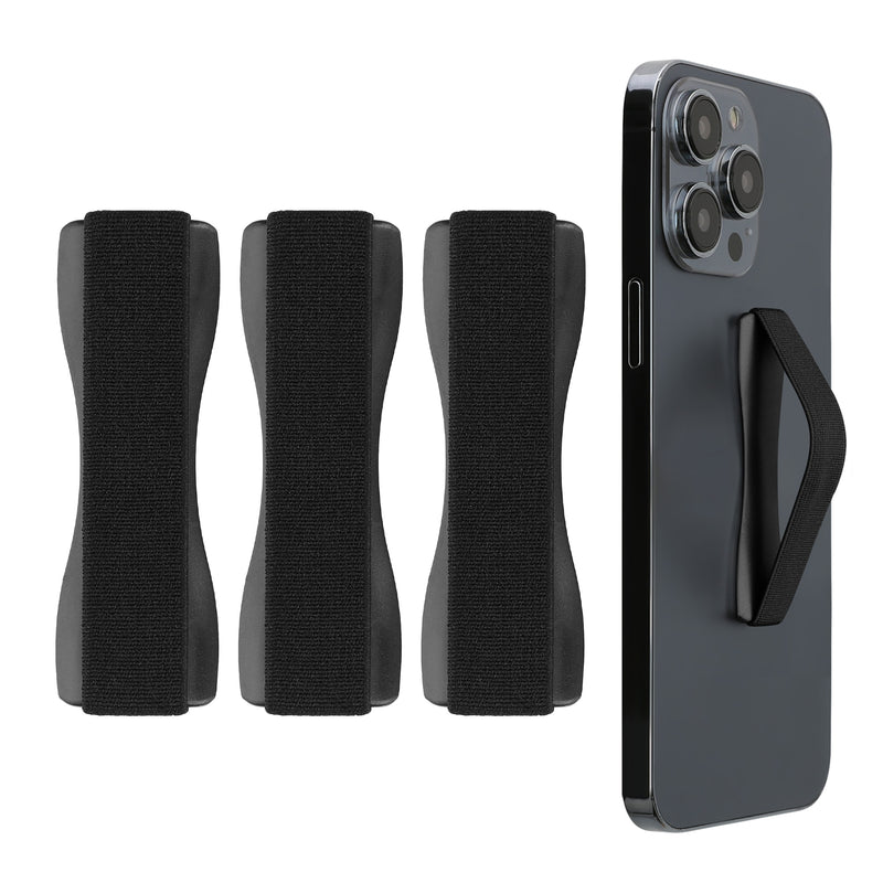 kwmobile Smartphone Fingerhalter Set - Handy Halter Griff Halterung Einhandbedienung - 3x Handyhalter