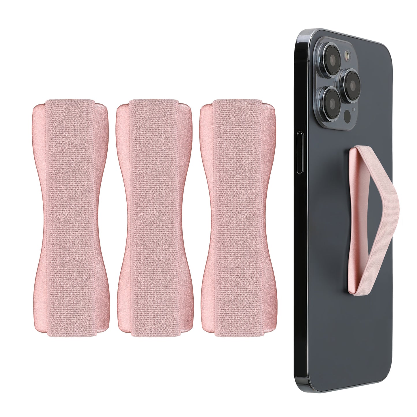 kwmobile Smartphone Fingerhalter Set - Handy Halter Griff Halterung Einhandbedienung - 3x Handyhalter