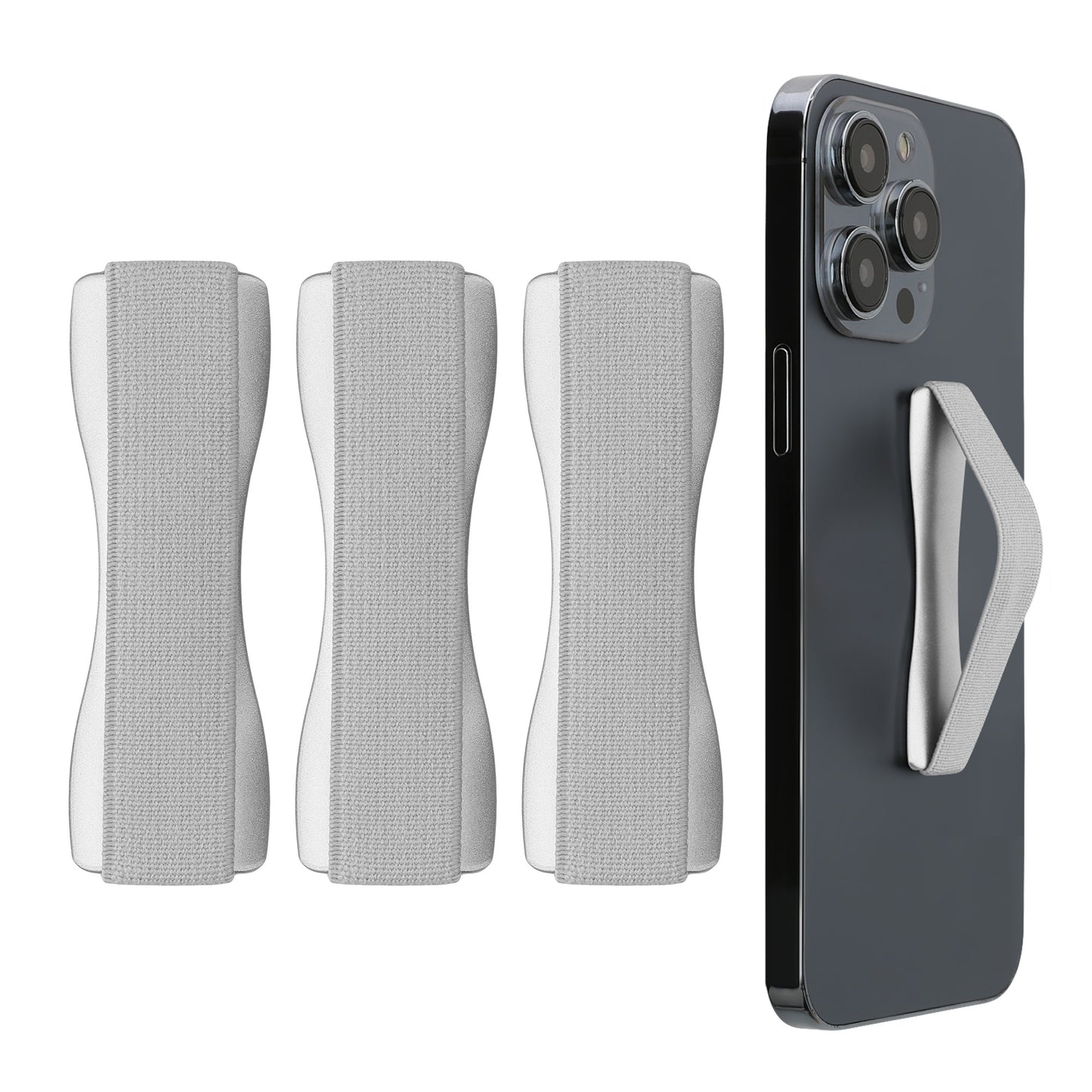kwmobile Smartphone Fingerhalter Set - Handy Halter Griff Halterung Einhandbedienung - 3x Handyhalter