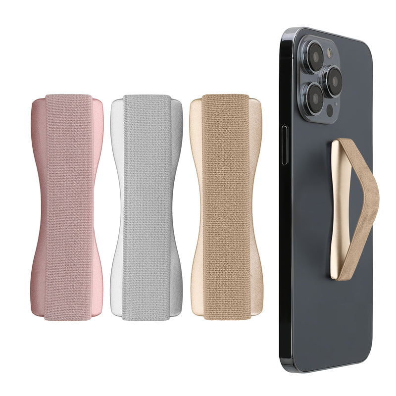 kwmobile Smartphone Fingerhalter Set - Handy Halter Griff Halterung Einhandbedienung - 3x Handyhalter