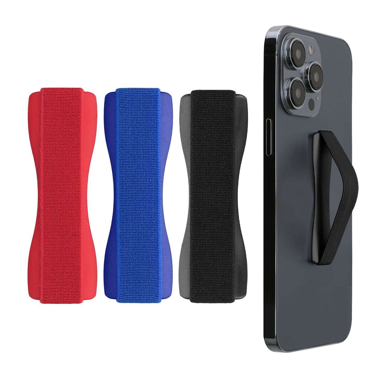 kwmobile Smartphone Fingerhalter Set - Handy Halter Griff Halterung Einhandbedienung - 3x Handyhalter